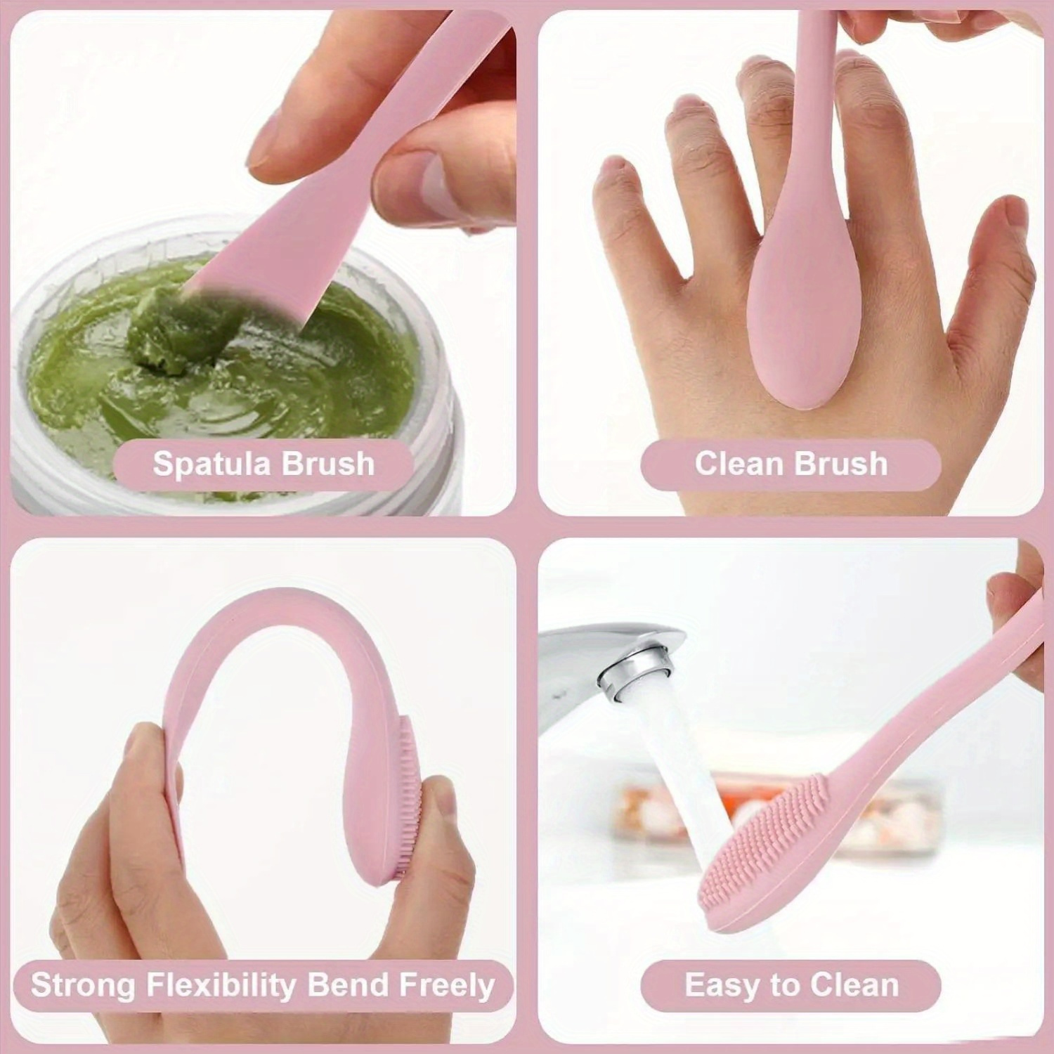 مزدوج الرأس قناع الوجه فرشاة س - مراجعة Wax Applicator Pad وسعره