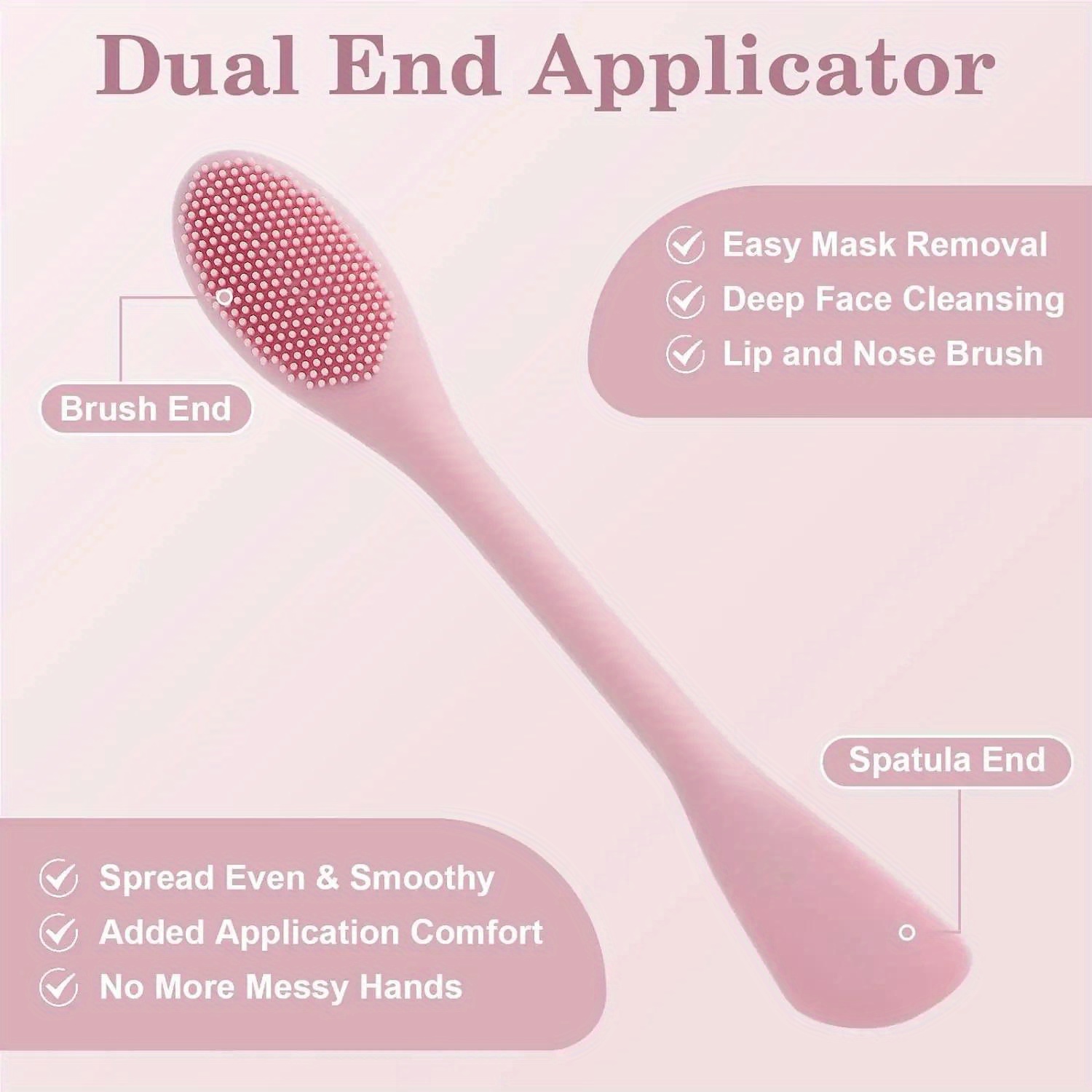 مزدوج الرأس قناع الوجه فرشاة س - مراجعة Wax Applicator Pad وسعره